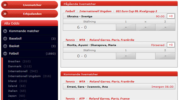 Redbet Livebetting